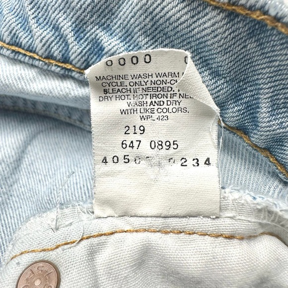 Levi’s | Men | Vintage 505 Orange Tab Regular Fit Straight Leg Jean | 38x32 - Picture 7 of 12